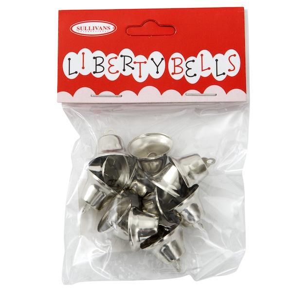 Sullivans Liberty Bells, Silver 18mm- 12pc - Image 2