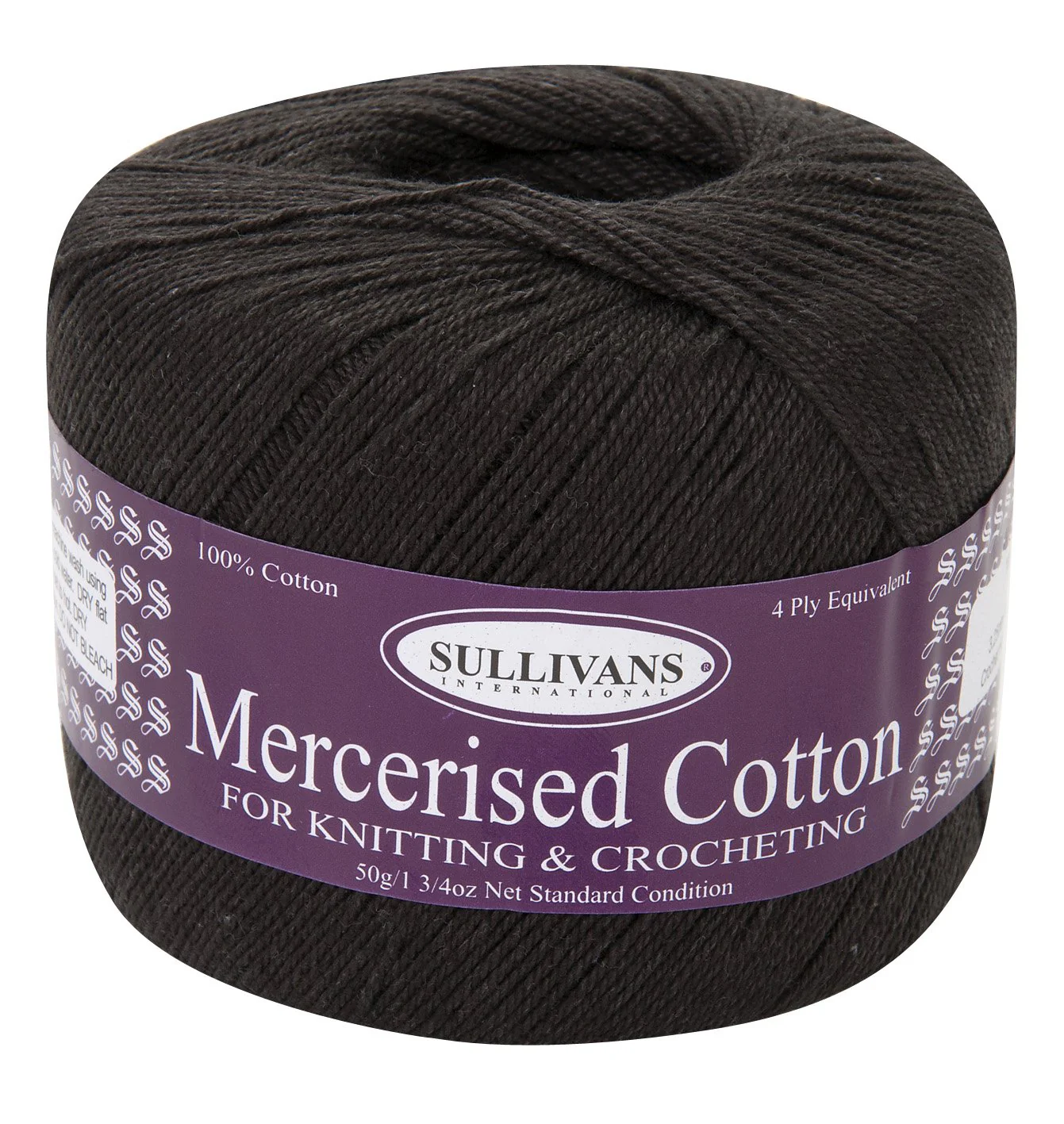Sullivans Mercerised Crochet Yarn, 50g Cotton Yarn