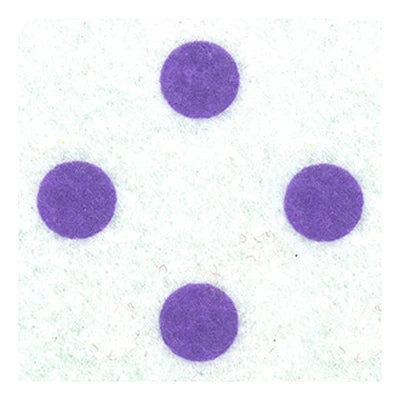 Craft Printed Felt Polka Dots, 30cmx22cm - Image 2