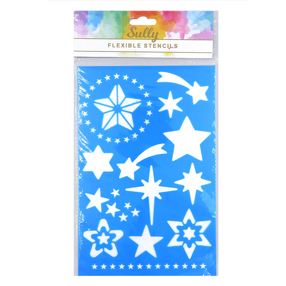 Sully Flexible Stencil, Stars