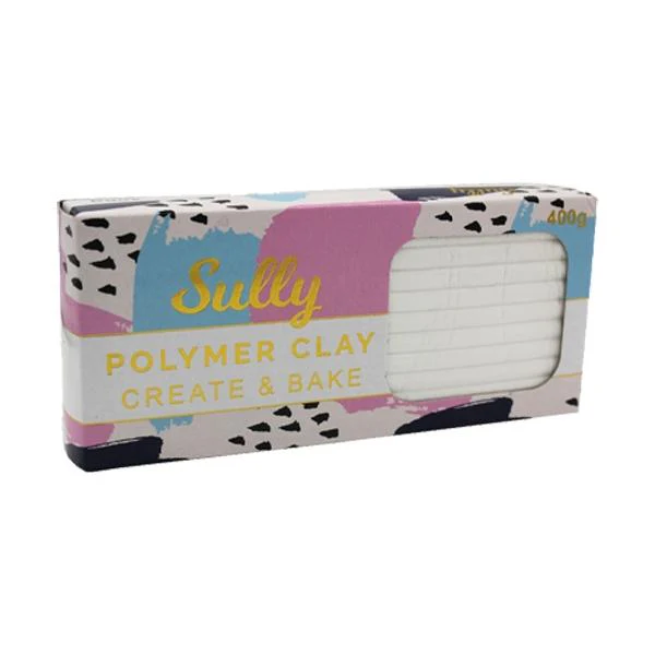Sully Polymer Clay, White- 400g - Image 2
