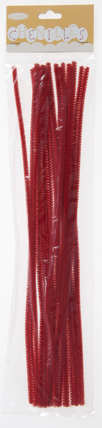 Sullivans Chenilles 20pk, Red- 3mm - Image 2
