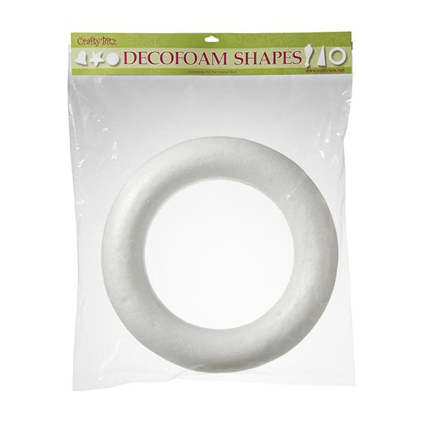 Crafty Bitz Decofoam Polystyrene Wreath - Image 2