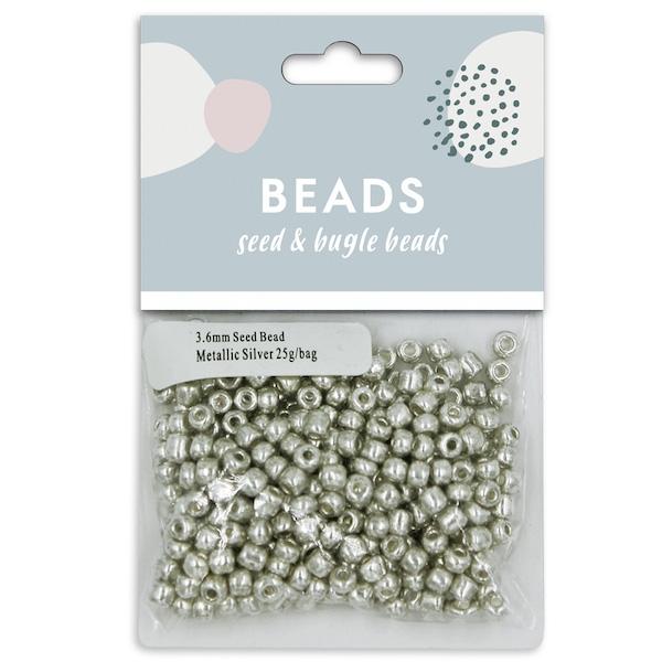 3.6mm Glass Seed Beads, 25g- Sullivans - Image 10