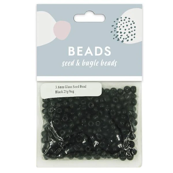 3.6mm Glass Seed Beads, 25g- Sullivans - Image 4
