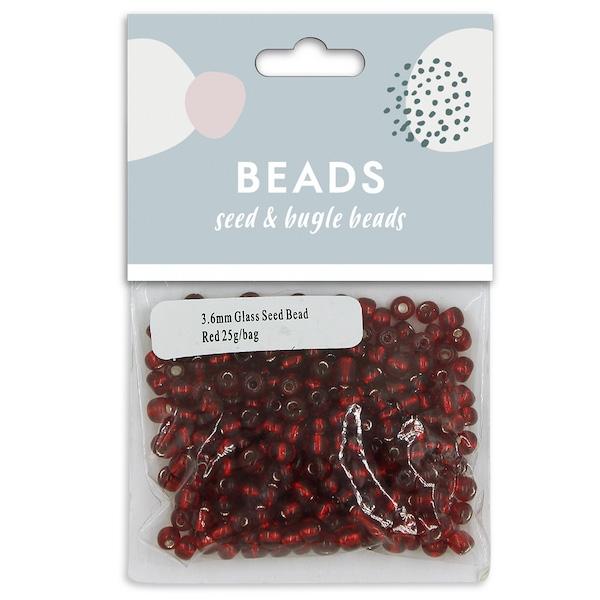 3.6mm Glass Seed Beads, 25g- Sullivans - Image 8