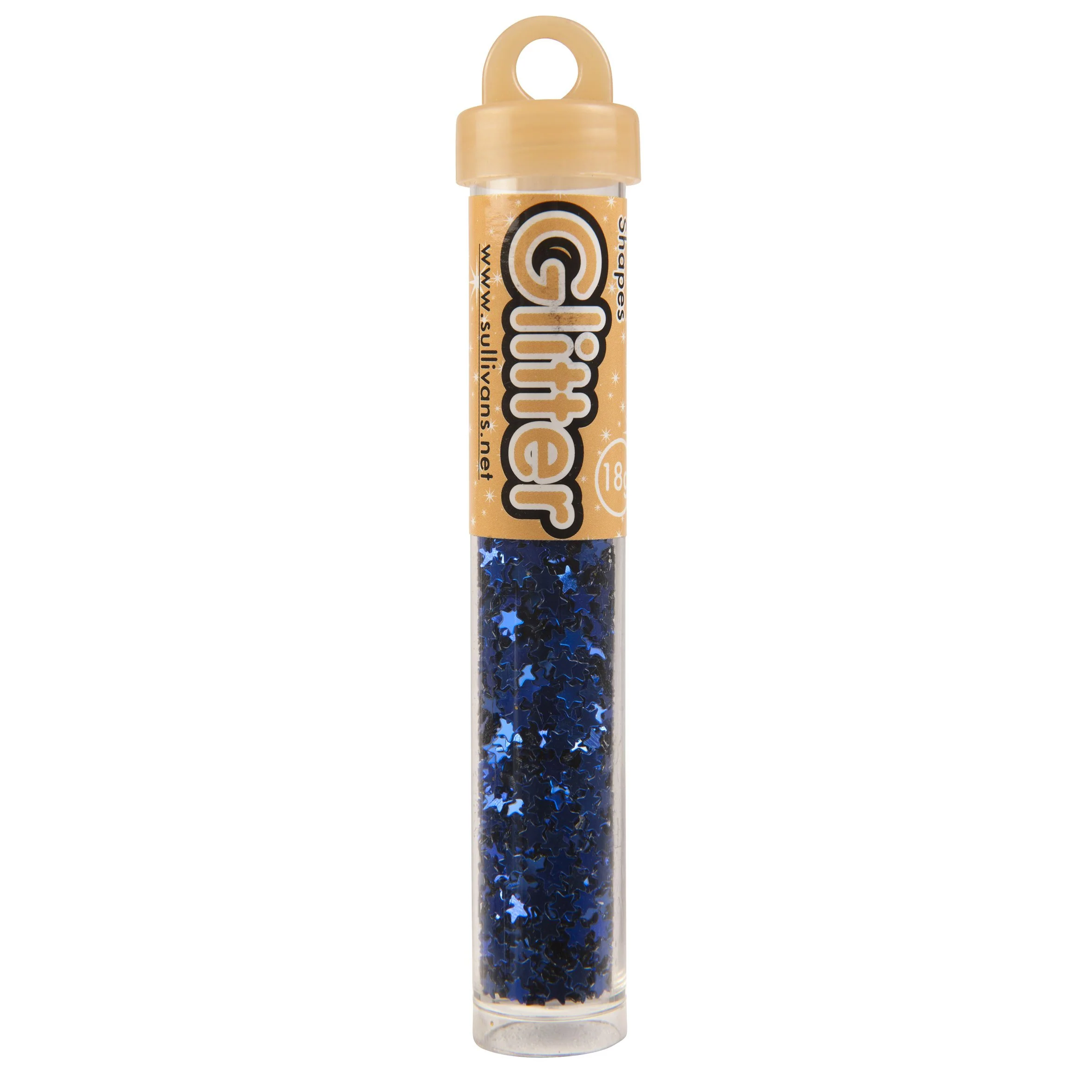 Sullivans Star Shape Glitter, Royal- 15g