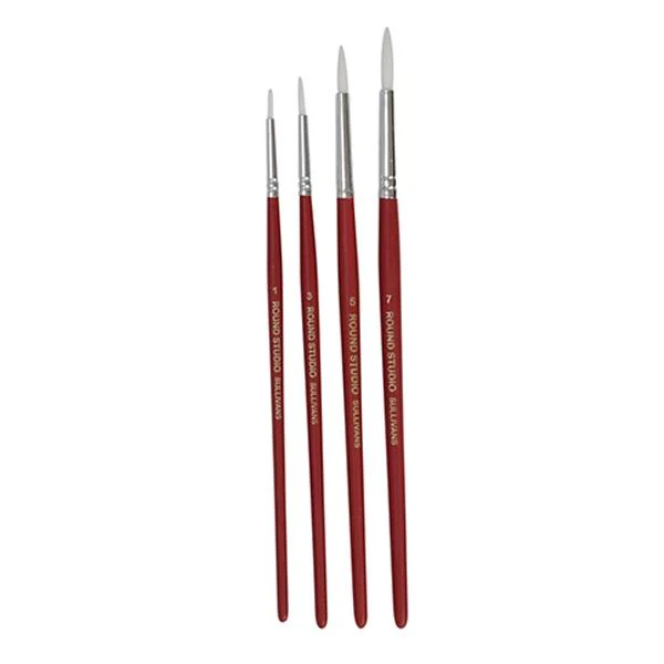 Sullivans Super Value Round Paintbrush, Size 1,5,7,3- 4pk - Image 2
