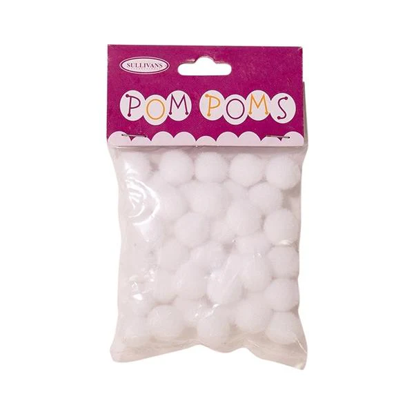 Sullivans Pom Poms, White - Image 5
