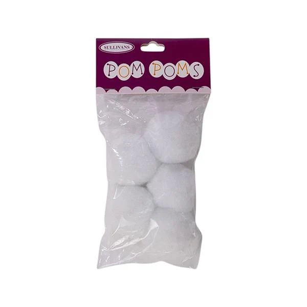 Sullivans Pom Poms, White - Image 7