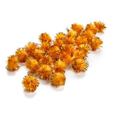 Sullivans Pom Poms, Glitter Gold - Image 3