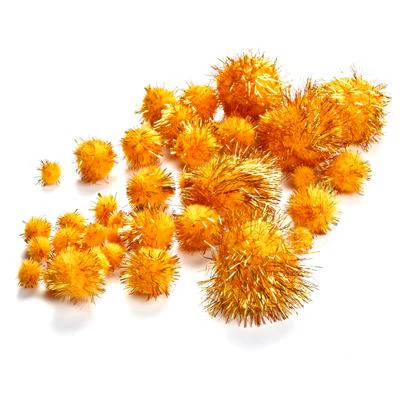 Sullivans Pom Poms, Glitter Gold - Image 4