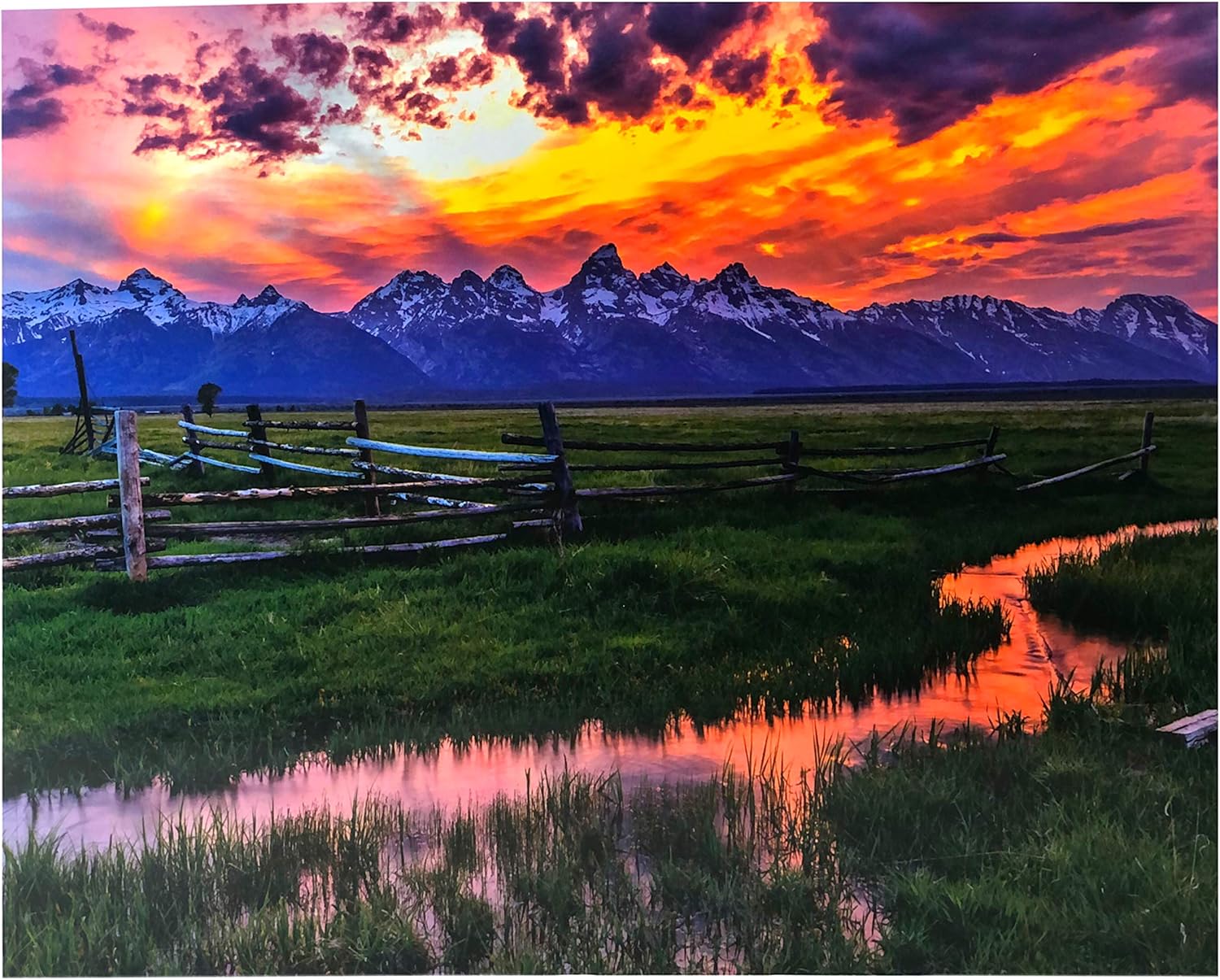 Sunset At Grand Teton Jigsaw Puzzle, 500-Piece - Image 2
