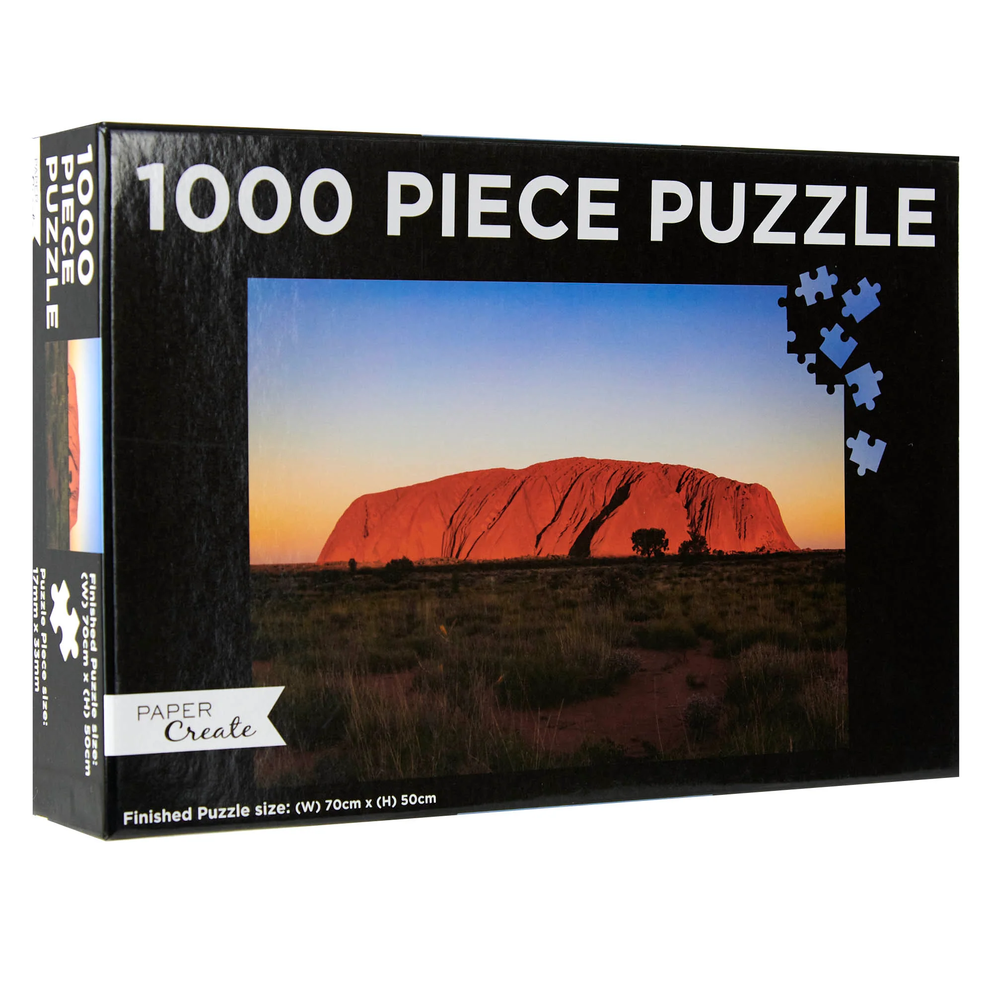 Paper Create 1000-Piece Jigsaw Puzzle, Uluru-Kata Tjuta National Park - Image 3