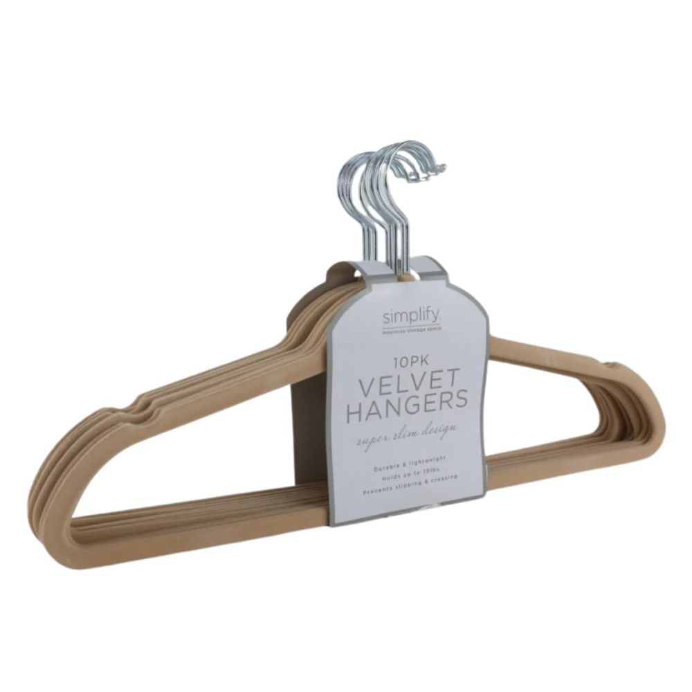 Velvet Hangers, 10pk- Assorted - Image 2
