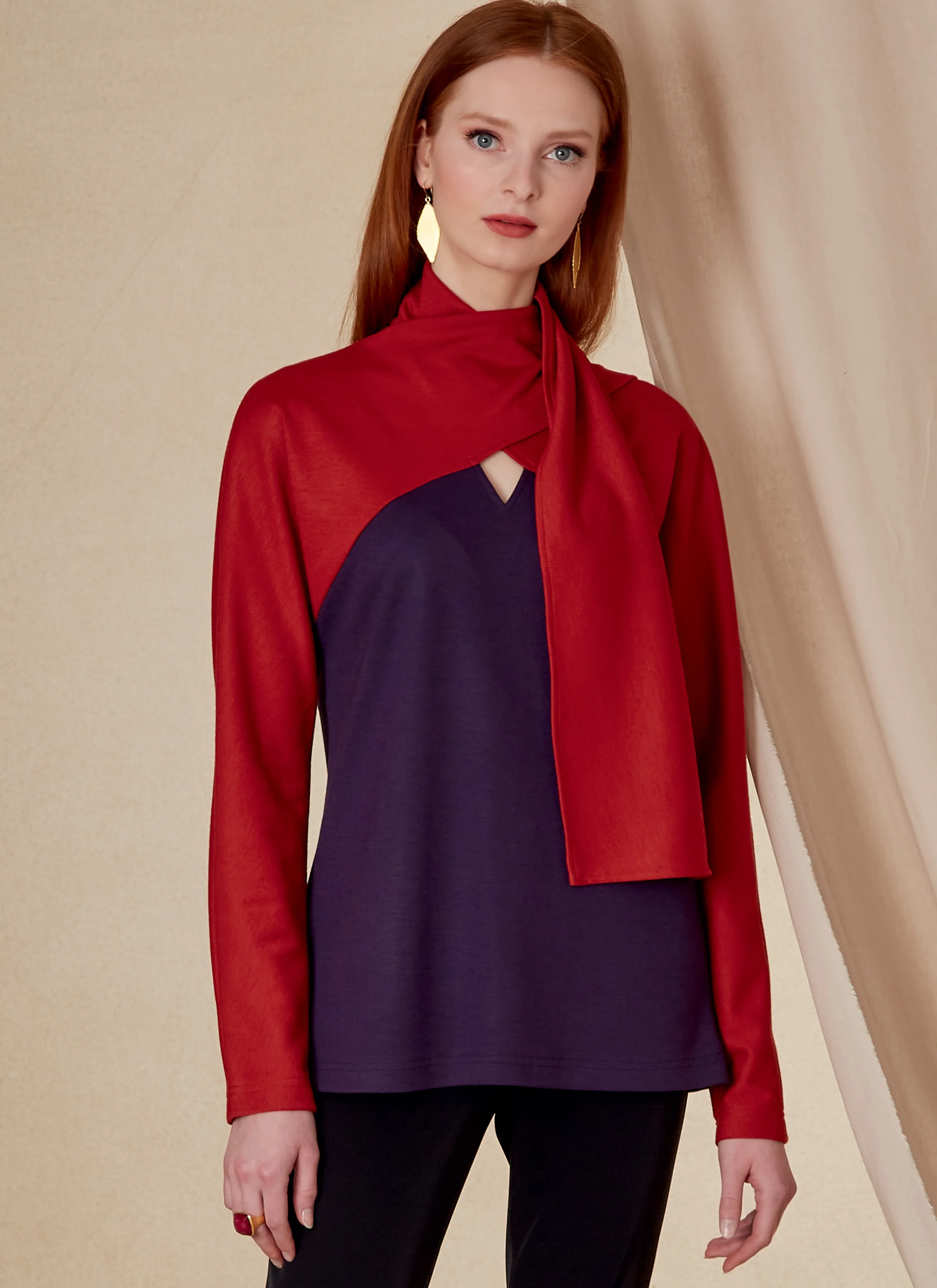 Vogue Pattern V1825 Misses' and Misses' Petite Top - Image 3