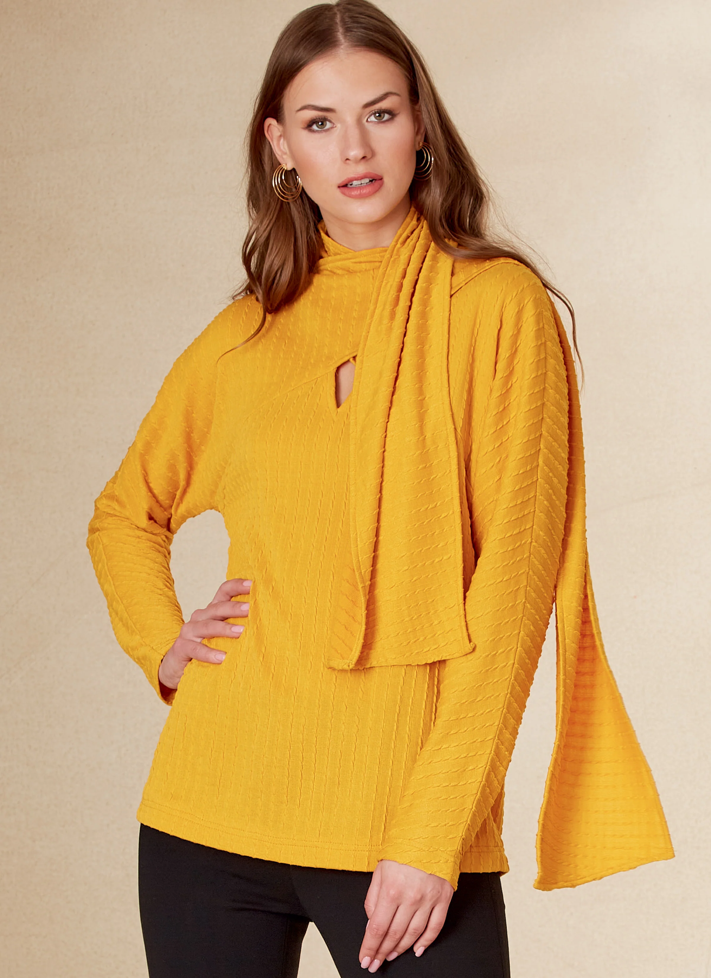 Vogue Pattern V1825 Misses' and Misses' Petite Top - Image 4