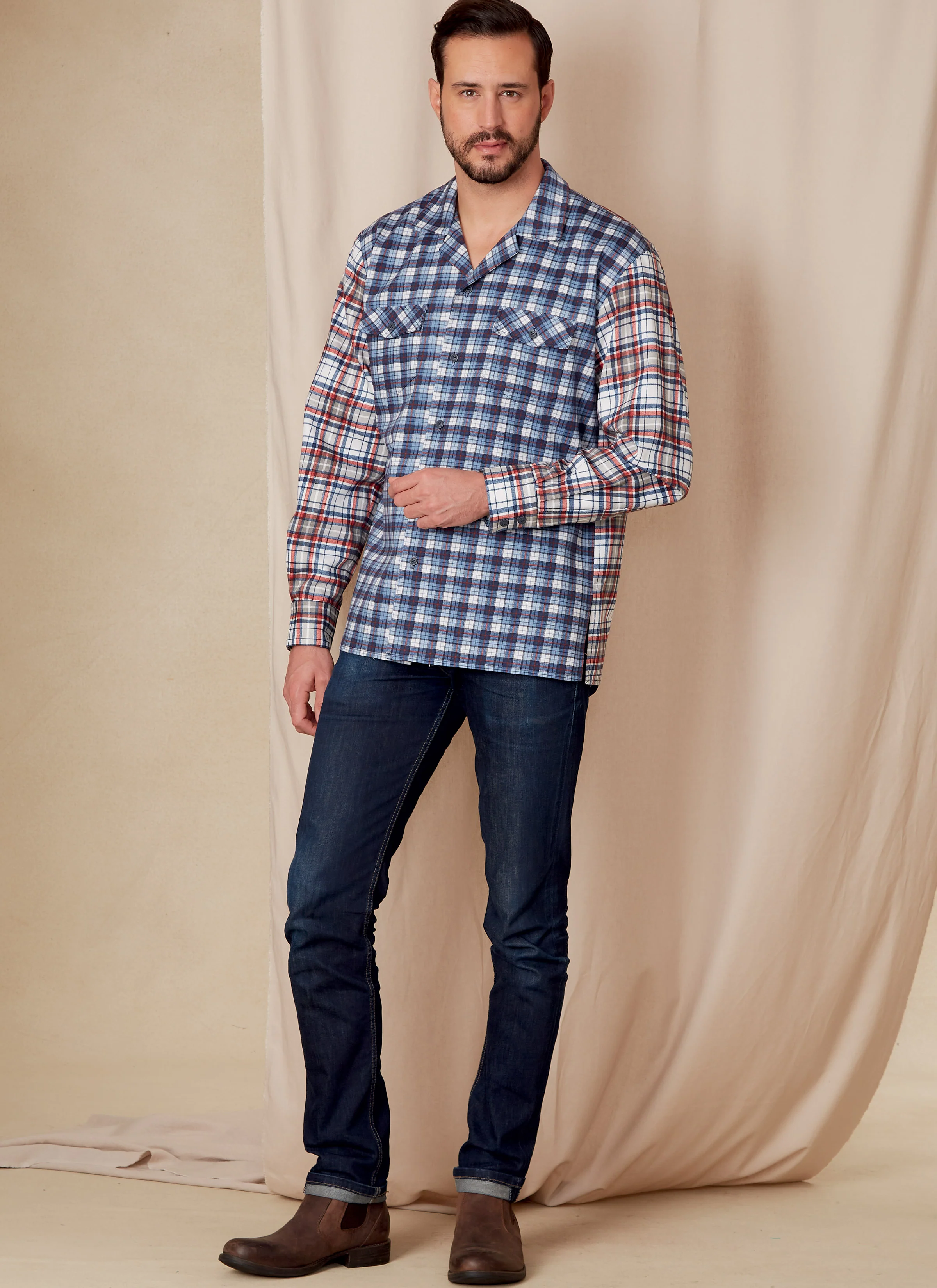 Vogue Pattern V1827 Unisex Shirts - Image 5