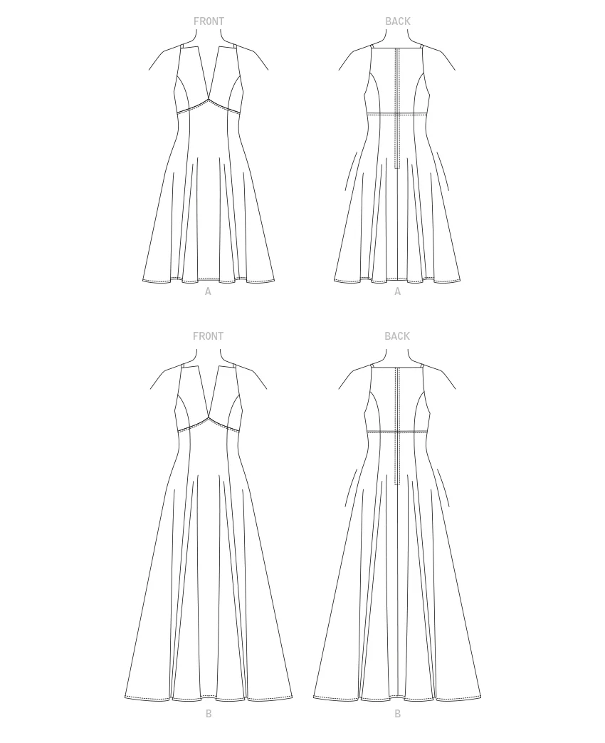 Vogue Pattern V1882 Misses' Dress - Image 2