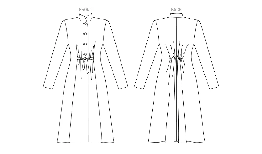 Vogue Pattern V1903 Misses' Coat - Image 4