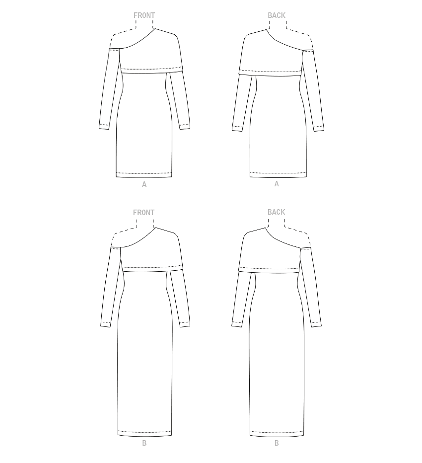 Vogue Pattern V1906 Misses' Dress - Image 7