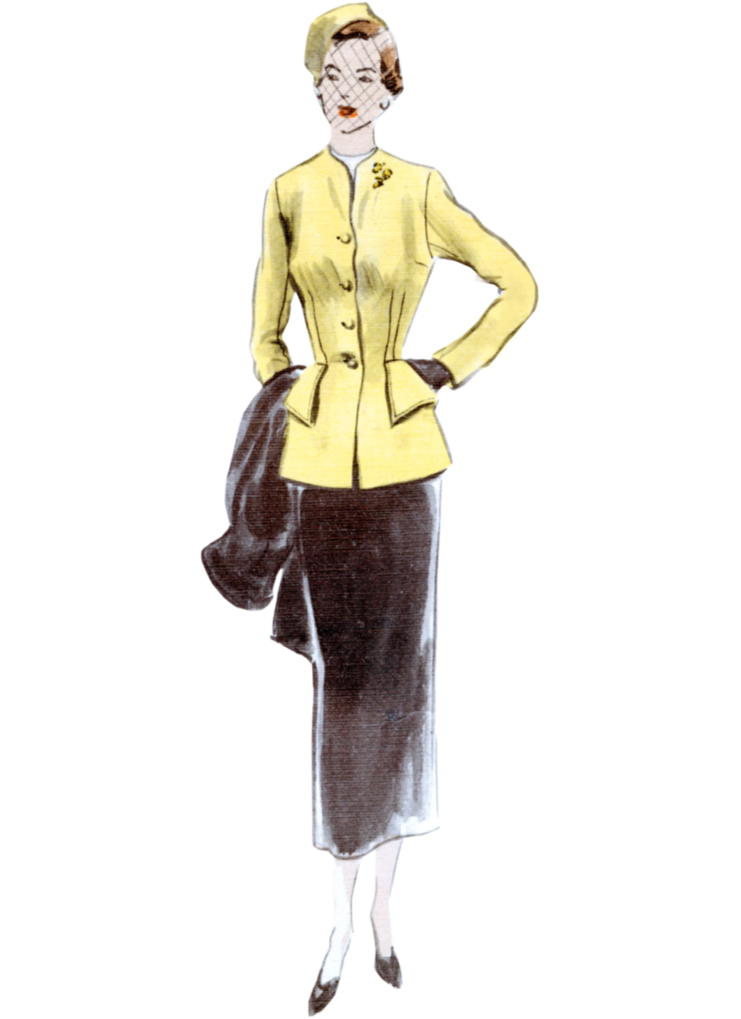 Vogue V1932 Misses' Suit And Coat - Image 3