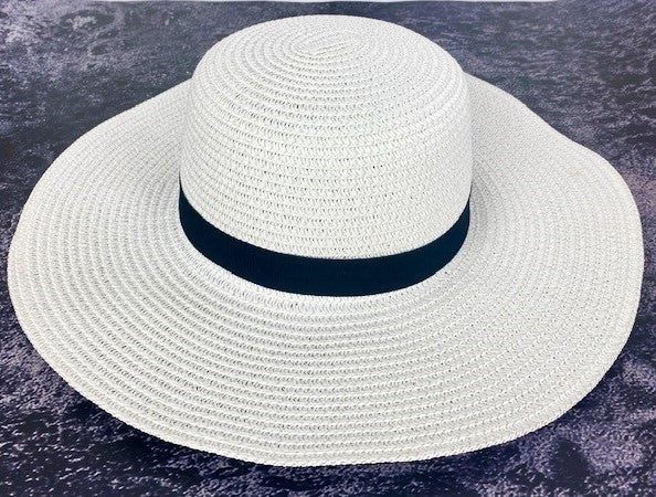 Straw Look Wide Rim Hat - Image 7